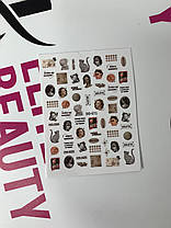 Наліпки на нігті листя, фото 2