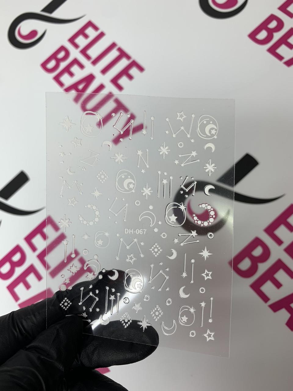 Наліпки на нігті сузір'я і зірки