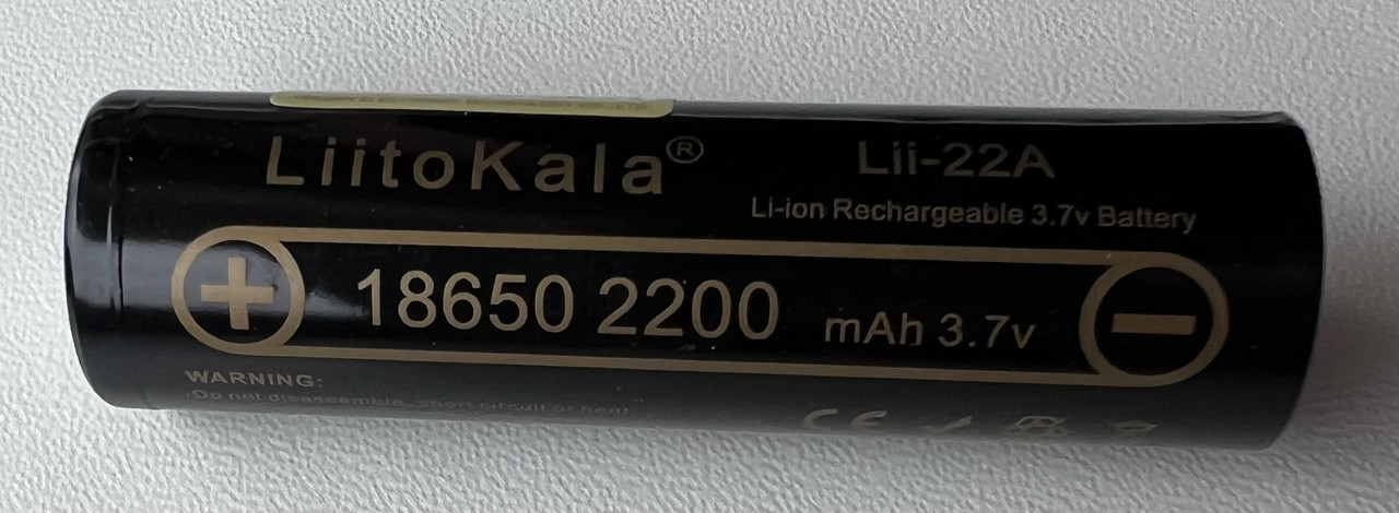 Аккумулятор LiitoKala 18650 Lii 22A 2200mah 3.7V 10A, фото 1