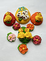 Цукровий декор «Яйця з курчатами» ТМ « Добра» Великодня прикраса