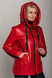 Жіноча демісезонна куртка Регіна червоний у розмірах 46-60, фото 4