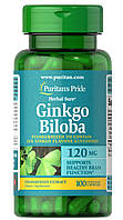 Puritans Pride, Ginkgo Biloba 120 мг (100 капс.), гинкго билоба