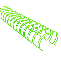 Пружины для переплета металлические DA, А4 100 шт/уп (3:1) 14,3 мм, салатовые