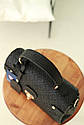 Жіноча сумка саквояж чорна дамська брендова сумочка з ремінцем через плече чорного кольору, фото 6