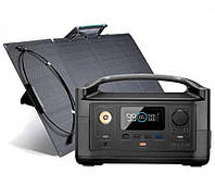 Зарядна станція EcoFlow RIVER + 110W solar panel набір