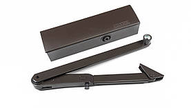 Доводчик дверний GEZE TS 2000 NV BC з фіксацією коричневий