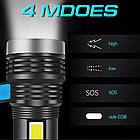 Ліхтар із ручкою пластик 500+м, ліхтар для вулиці, лампа для дому., фото 4