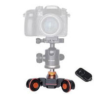 ТОП - Тележка операторская Yelangu L4X с пультом (autodolly) для фотоаппарата, экшен-камеры, смартфона