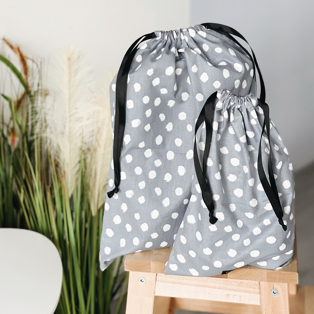 Мішок бавовняний для речей 30*35 см (лео)