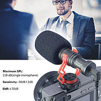 ТОП - Направленный накамерный микрофон Mcoplus VM-D02 для фотоаппарата (камеры, смартфона)