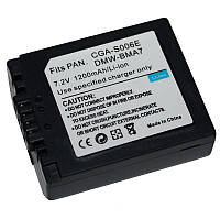 ТОП - Аккумулятор CGR-S006E - аналог (заменяем с CGA-S006, CGR-S006, DMW-BMA7) для камер Panasonic - 1200 ma