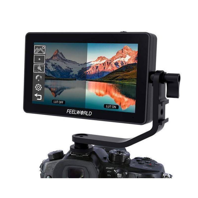 ТОП - Накамерний монітор, дисплей FeelWorld 5.5" дюймовий F6 PLUS Full HD HDMI (Touchscreen, 4K)
