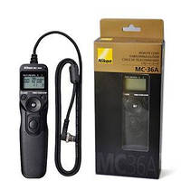ТОП - Пульт ДУ (тросик) MC-36A для фотоаппаратов NIKON D2, D3, D4, D5, D6, D200, D300, D500, D700, D800, D810,