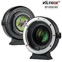 ТОП - Адаптер автофокусный Viltrox EF-EOS M2 Speed Booster для Canon EF, EF-S на байонет Canon EOS M (EF-EOS