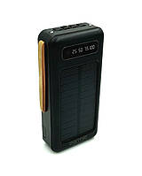 Power Bank OARMIO MXQ-M124A (20000mAh/2.1A/1USB) + LED Lamp + SOLAR Черная