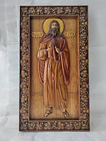 Икона Святой Пророк Иллья, икона из дерева 40х22см