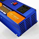 Перетворювач напруги з 12V в 220V 3000W LCD, Підвищувальний інвертор, Автоінвертор, фото 3