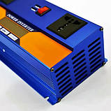 Перетворювач напруги з 12-24V в 220V 3500W LCD, Підвищувальний інвертор, Автоінвертор, фото 6
