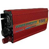 Перетворювач напруги з 12V в 220V 1000W, Підвищувальний інвертор, Автоінвертор, фото 6