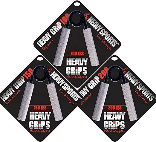 Еспандер кистьовий Bone Crusher Heavy Grip 100-150-200 Lb металевий (FI-4125)