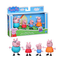 Peppa Pig сім'я Пеппи свинка Пеппа Peppas Family Figure 4 Pack Hasbro