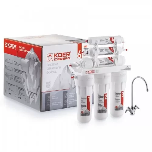 Система зворотного осмосу Koer KV.06 ICEBERG 6, фото 1
