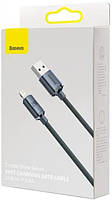 Кабель Baseus Crystal Shine Series Fast Charging 20W 2.4A USB to Lightning 2m for Iphone Black, фото 5