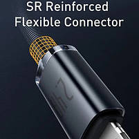 Кабель Baseus Crystal Shine Series Fast Charging 20W 2.4A USB to Lightning 2m for Iphone Black, фото 10