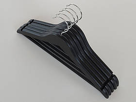 Плічка довжиною 38 см дерев'яні чорного кольору, в упаковці 5 штук