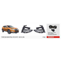 Фари дод. модель Nissan Sentra 2019-/NS-0935/H8-12V35W/eл.проводка