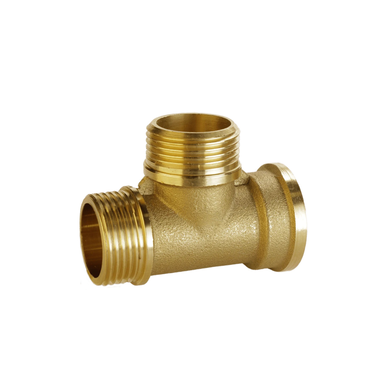 Трійник латунний 3/4″НР х 3/4″НР х 3/4″ВР штампований А0255А