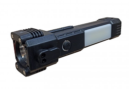 Ручний акумуляторний ліхтар Police BL-S007 світлодіодний ліхтарик магнітом з функцією повербанк Power Bank