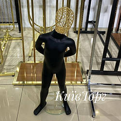 Манекен дитячий з металевою головою для магазину одягу, різні пози, 100 см, 110 см, 120 см, 140 см