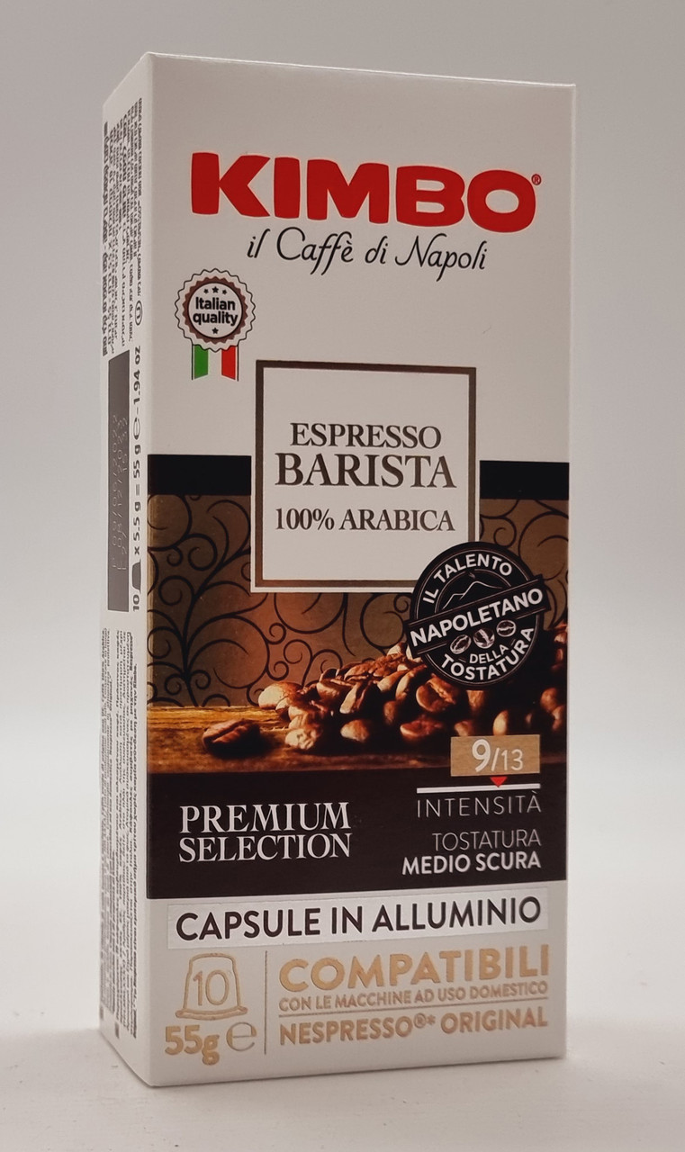 Кава в капсулах Nespresso Kimbo Espresso Barista 100% Arabica — 10 шт.