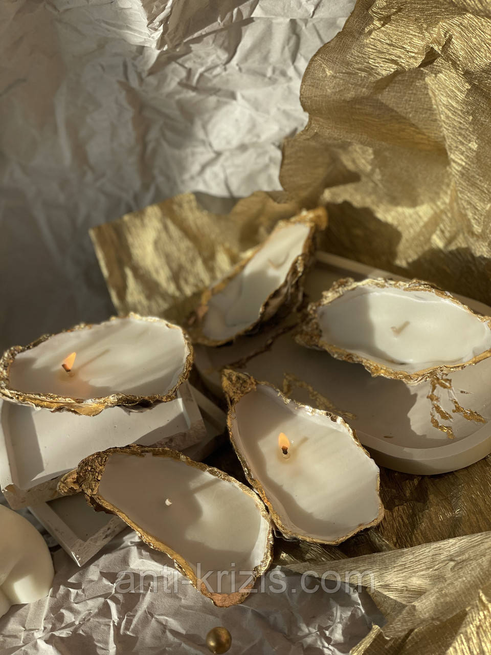 Соєва свічка в устриці