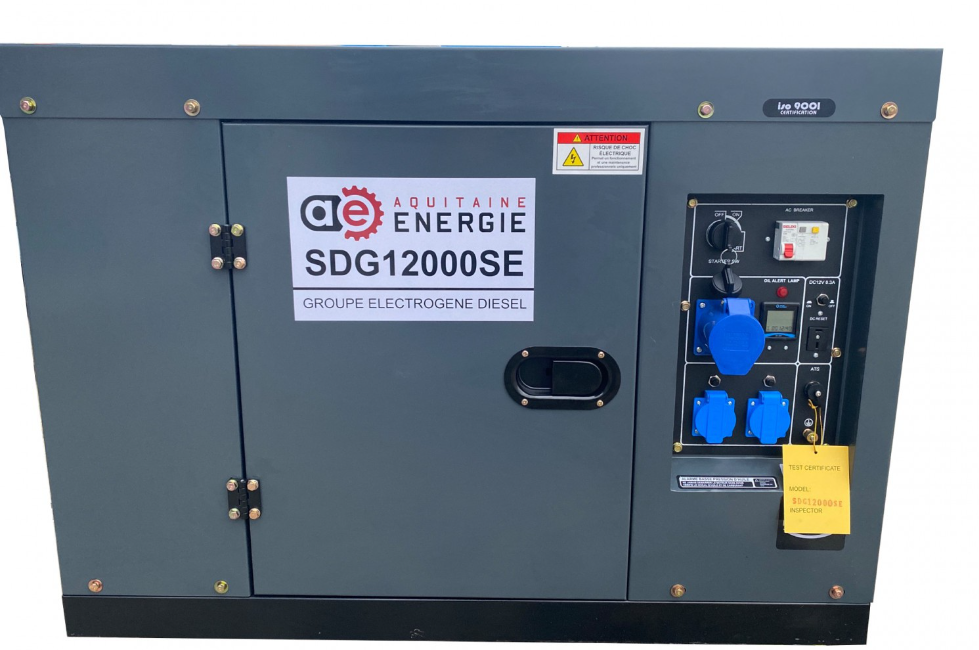 Генератор дизельний AQUITAINE ENERGIE 8 кВт