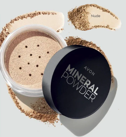 Мінеральна розсипчаста пудра для обличчя Натуральний, Nude, Mineral Powder Avon, 6 г