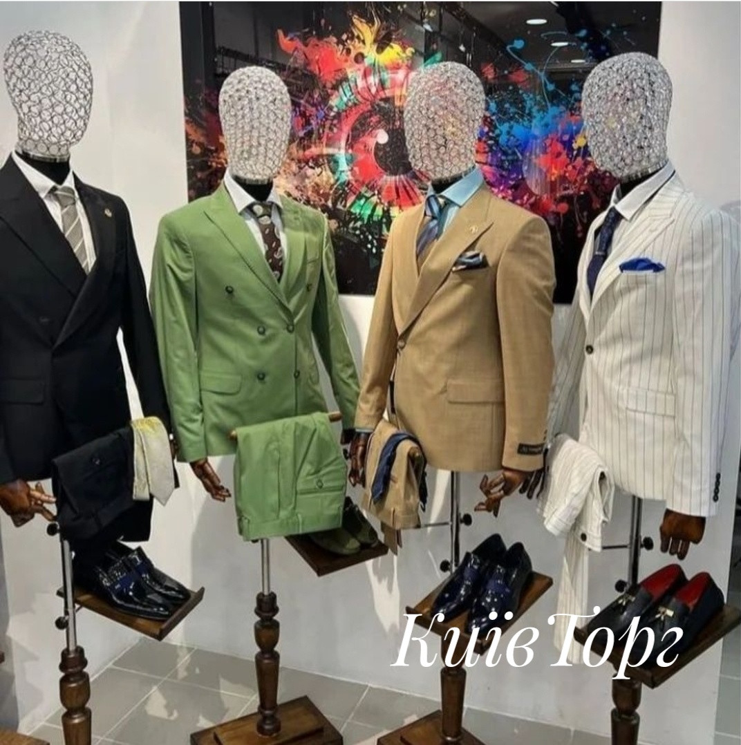 Манекен чоловічий з металевою головою та дерев'яними шарнірними руками для магазину одягу, фото 1