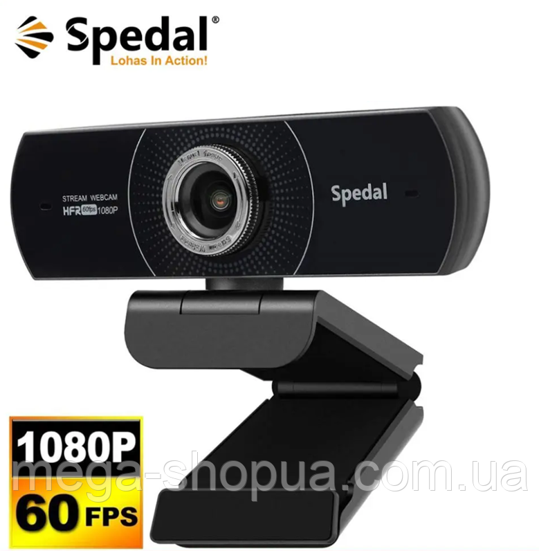 Веб-камера FullHD 1080p 60fps USB з мікрофоном для комп'ютера ПК ноутбука. Web camera юсб usb вебка вебкамера