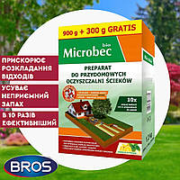 Засіб для вигрібних ям та септиків Bros Microbec 1200 г Microbec BIO у 10 разів більше бактерій