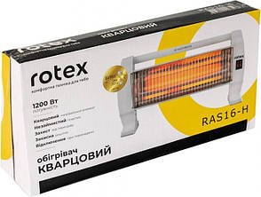 Якісний побутовий інфрачервоний обігрівач Rotex RAS16-H 1200Вт, фото 4
