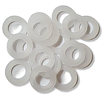 Пластиковые кольца для люверсов №4(100шт упаковка) внутренний диаметр 6мм