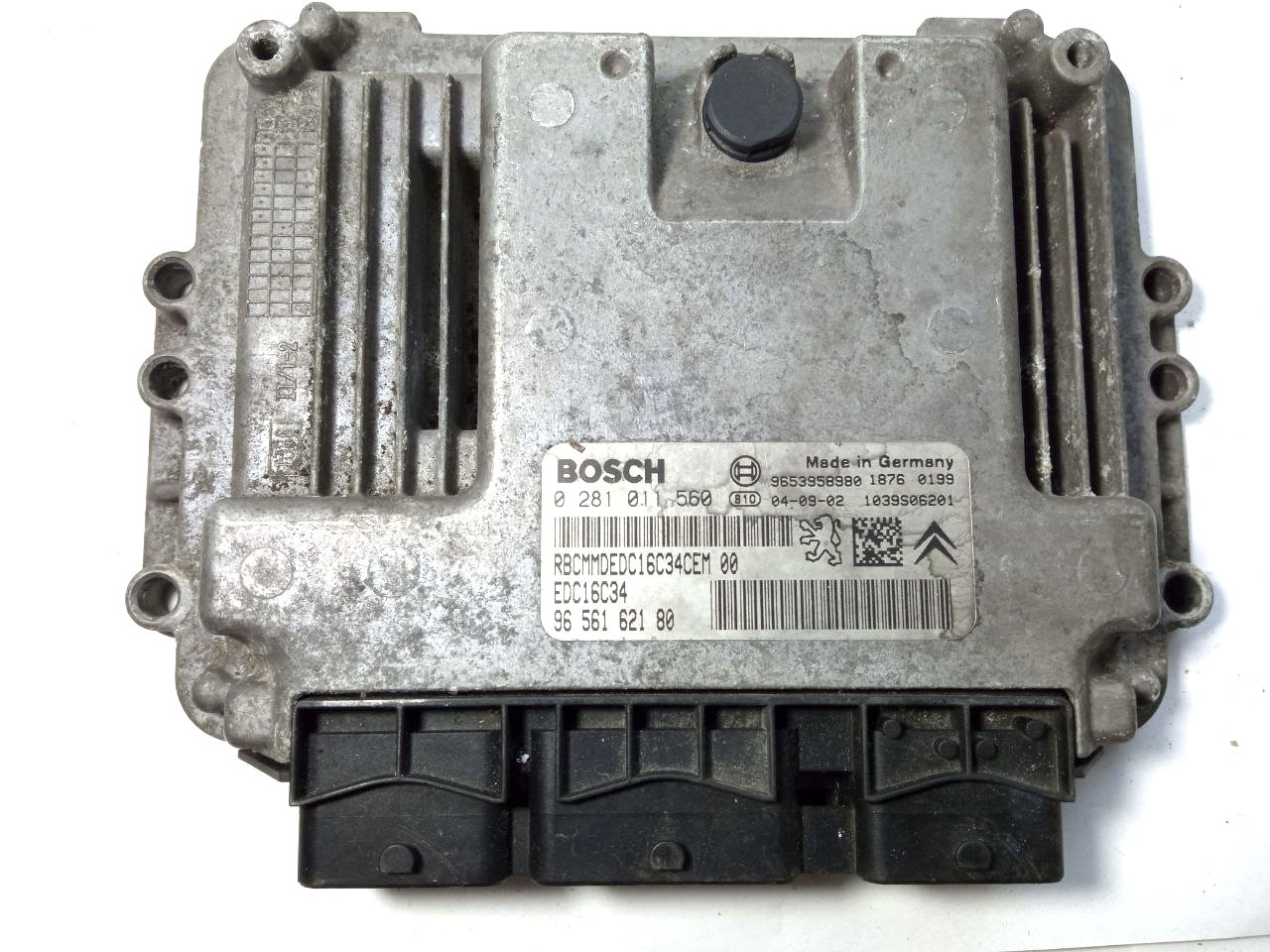 Електронний блок керування peugeot citroen 0281011560 / 9656162180 / 0 281 011 560