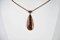 Кулон с тигровым глазом. Подвеска тигровый глаз арт. 77484