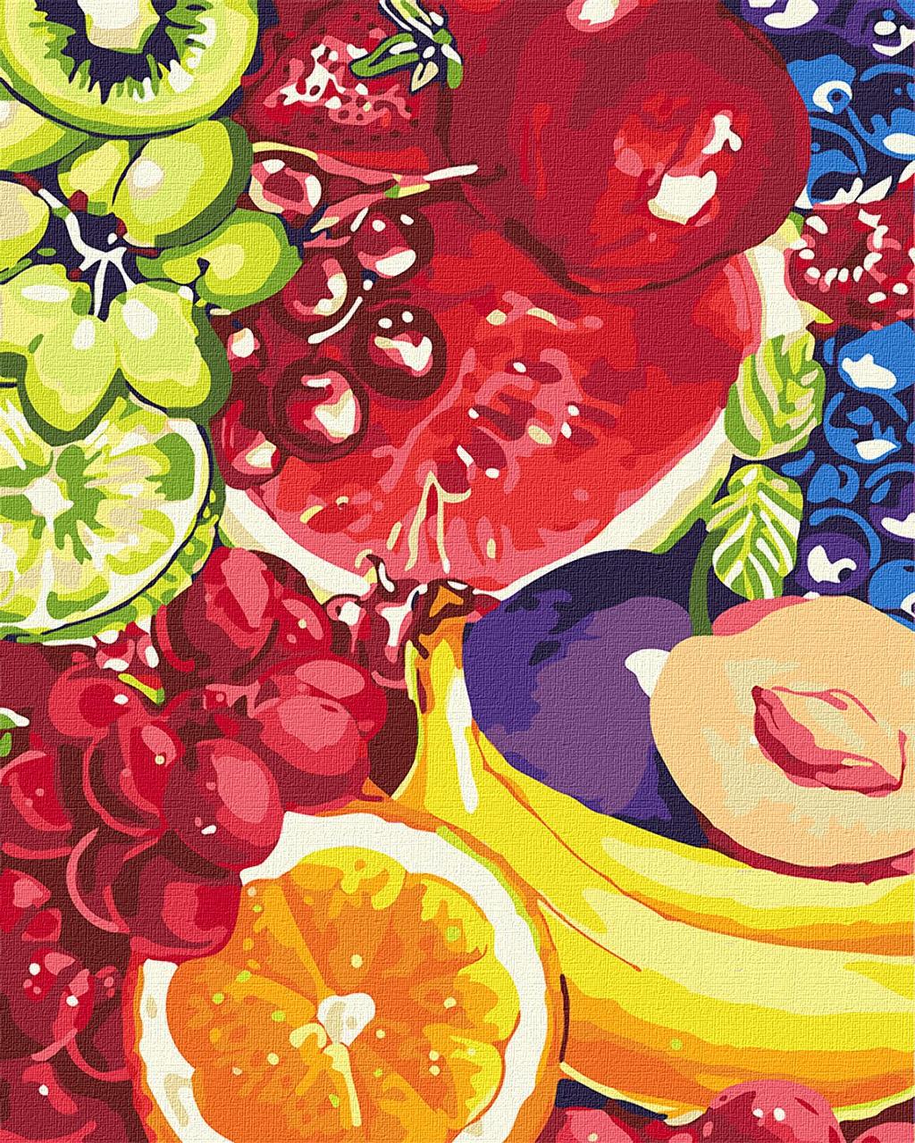 Картина за номерами Солодкі фрукти 40*50 см Ідейка KHO 2937