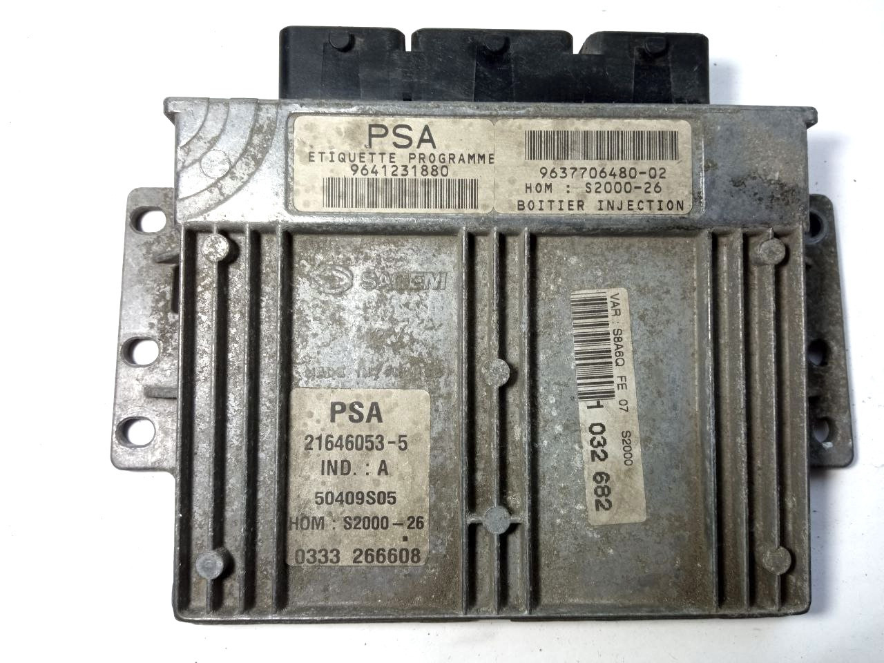 Електронний блок керування citroen peugeot 9641231880 / 9637706480-02
