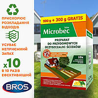 Очиститель для септика и выгребной ямы Bros Microbec 1200 г Microbec BIO в 10 раз больше бактерий