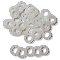 Пластиковые кольца для люверсов №24(100шт упаковка) внутренний диаметр 10мм
