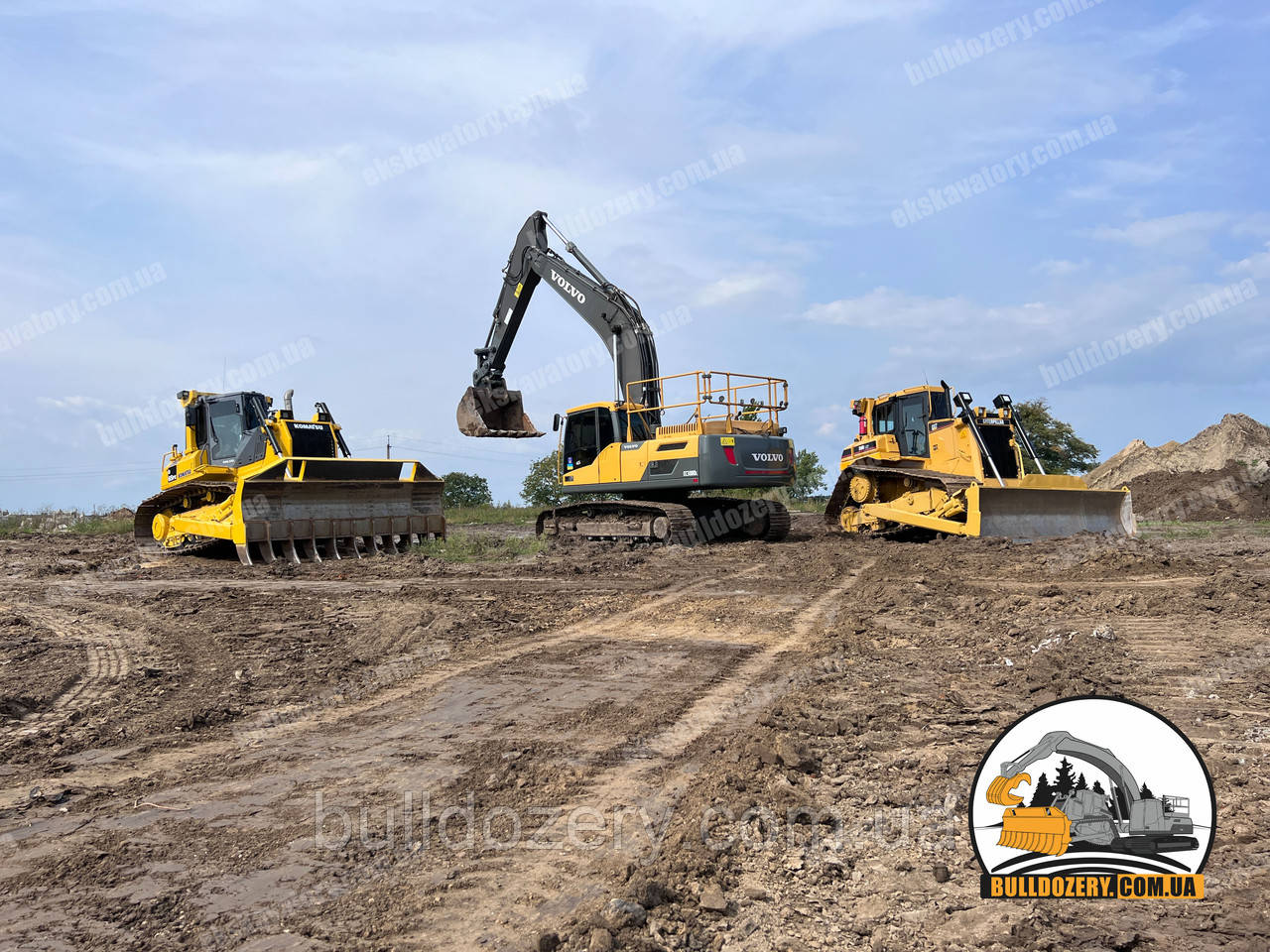 Берегоукріплювальні роботи бульдозером CATERPILLER D6R, фото 1