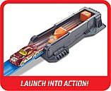 Трек Hot Wheels Неймовірні віражі Хот Вілс Corkscrew Crash Track Set Ігровий набір FTB65 Mattel Оригінал, фото 2
